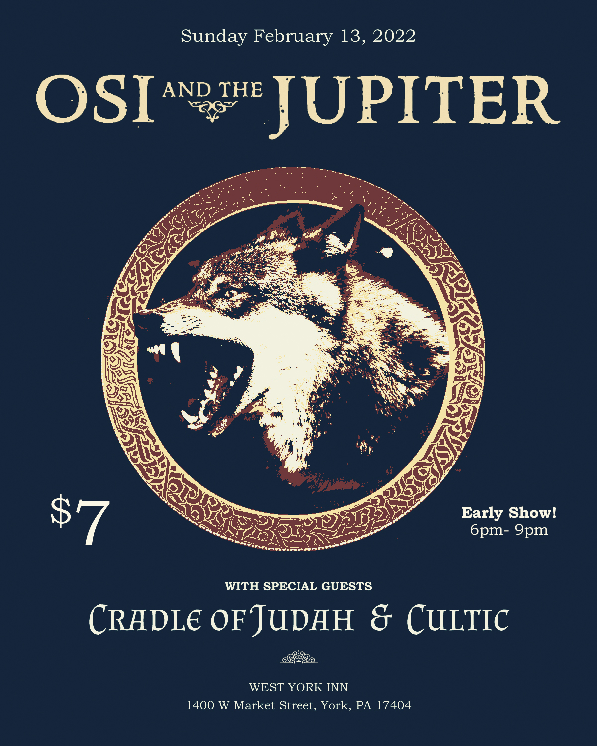 Osi and the Jupiter Show Flyer Design