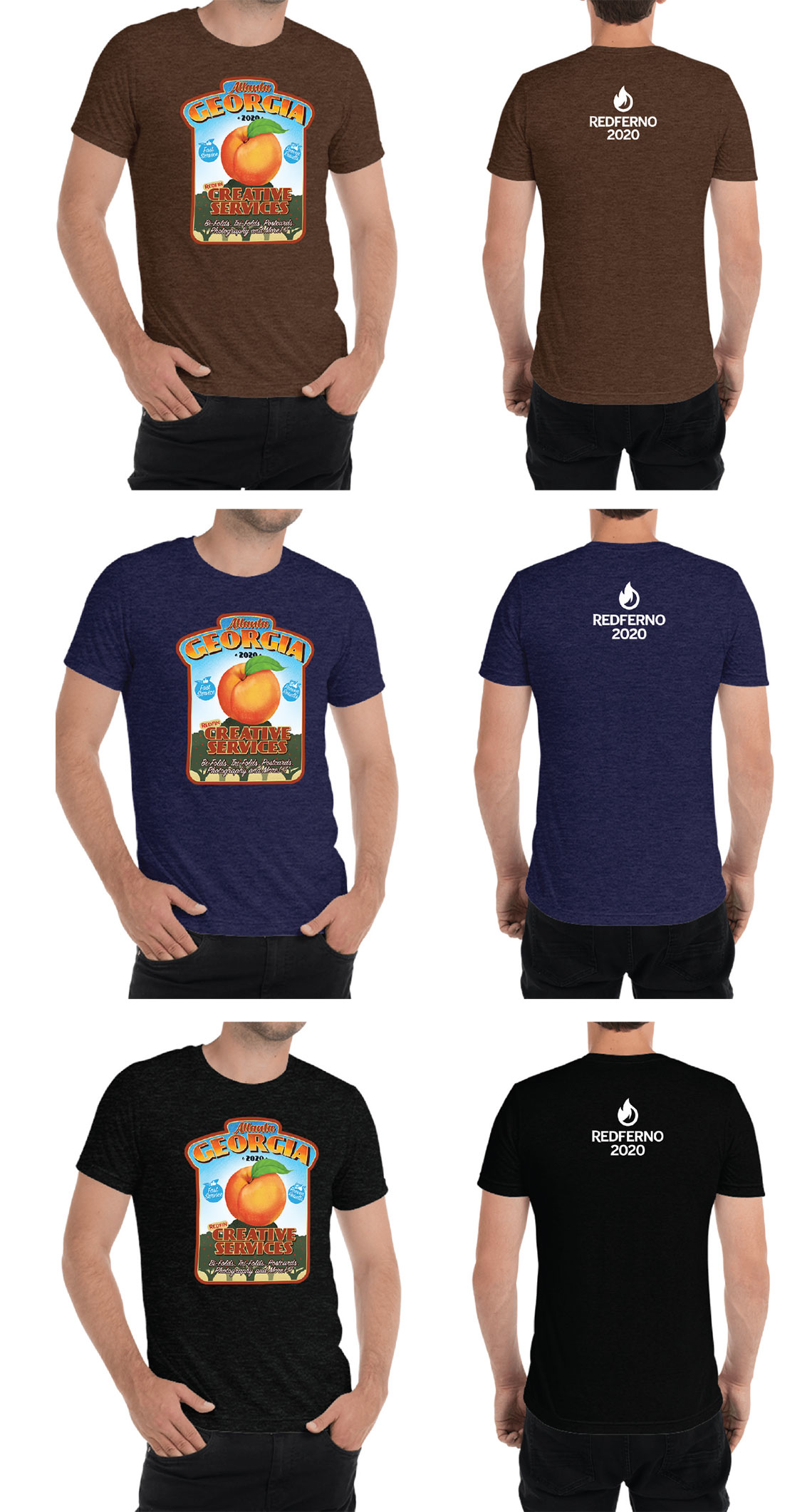 Redfin - Redferno 2020 T-Shirt Design Mockups