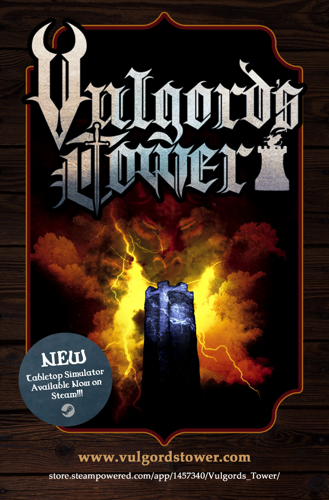Vulgord's Tower Flyer Design - Front